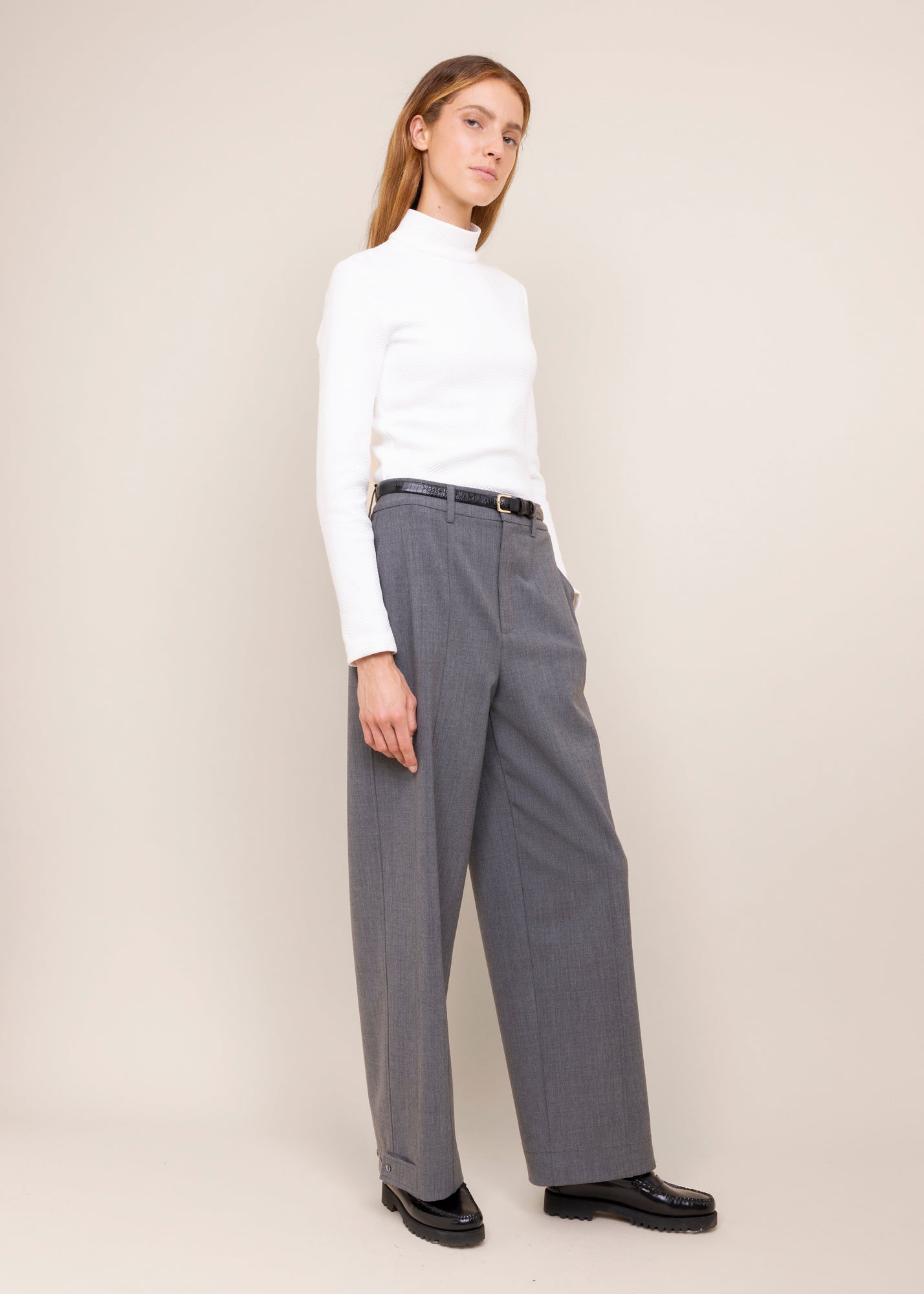 Tricot trui met col