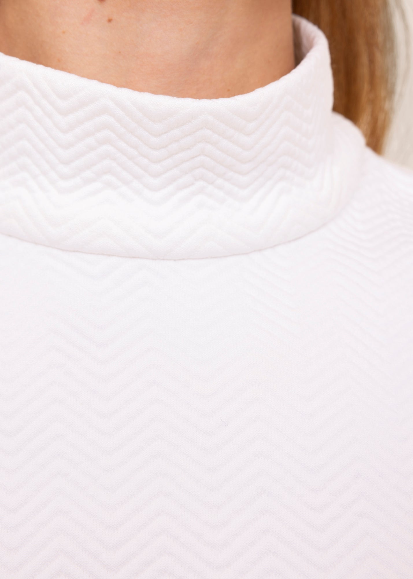 Tricot trui met col