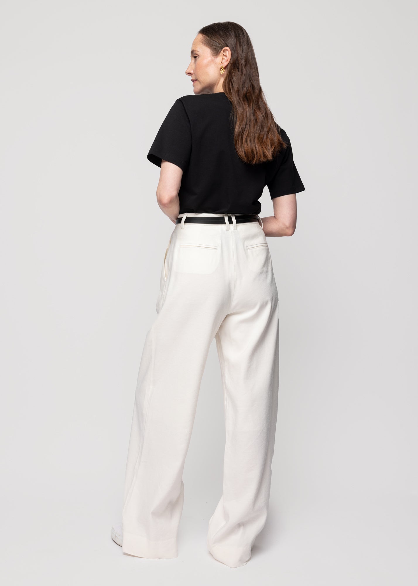 Linnen Broek tailored wide