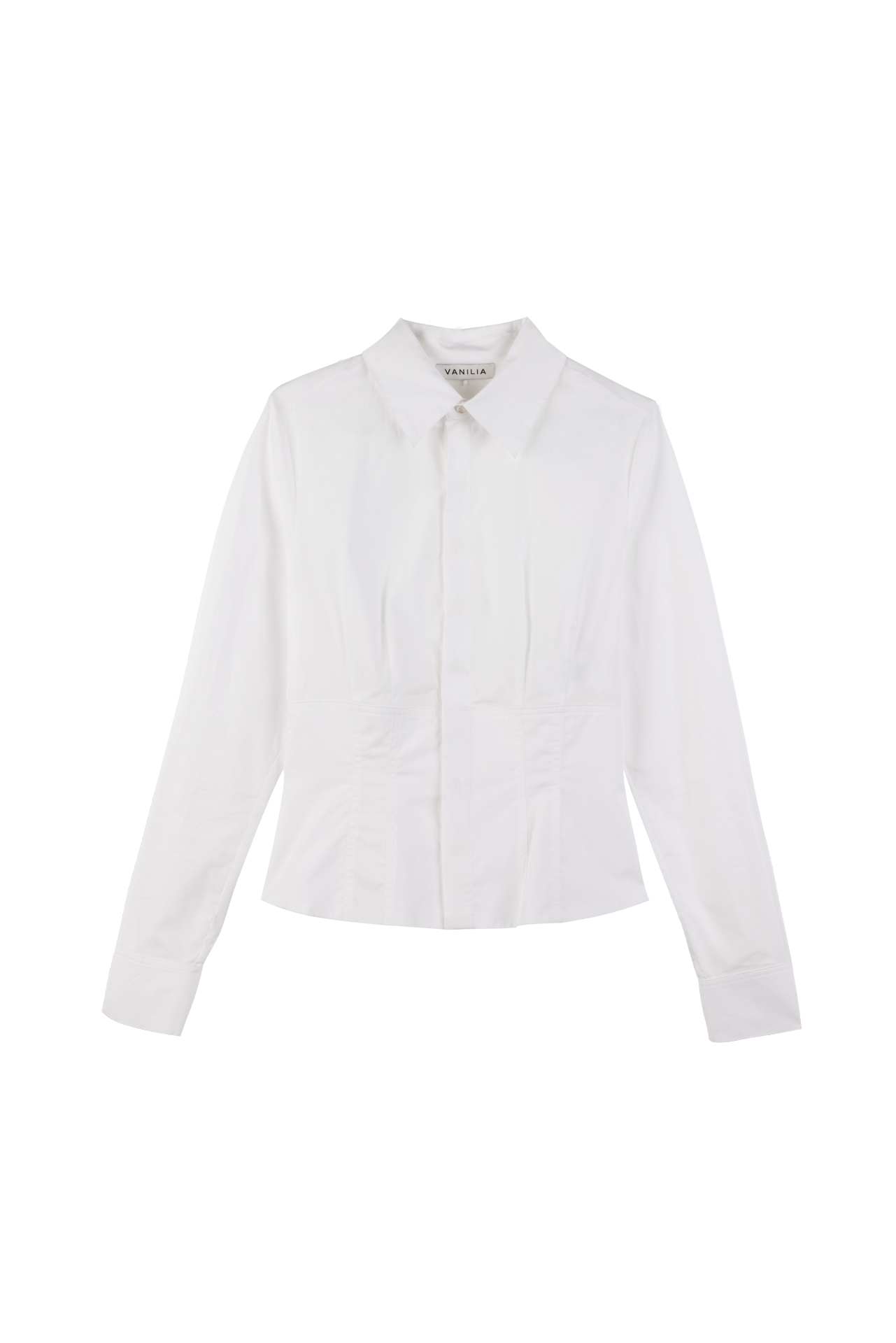 Katoenen poplin blouse