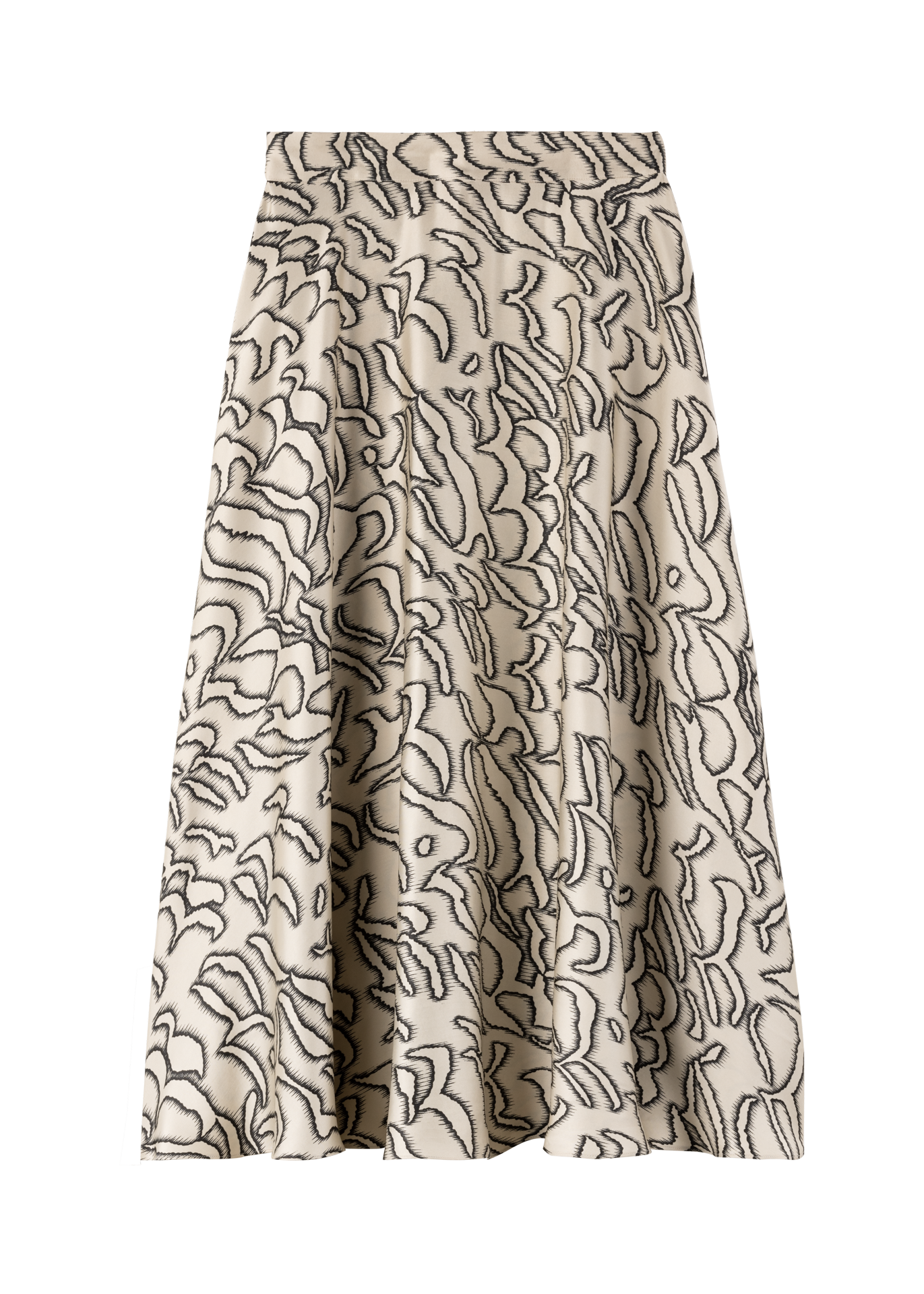 Midi rok met print