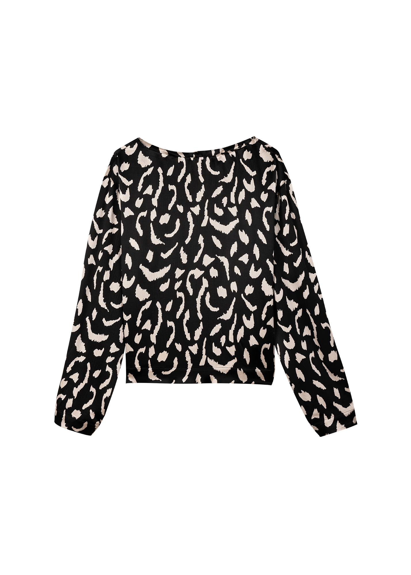 Viscose blouse met print