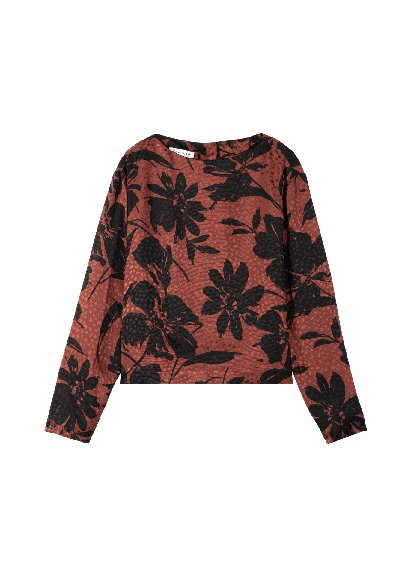 Viscose top met bloemenprint