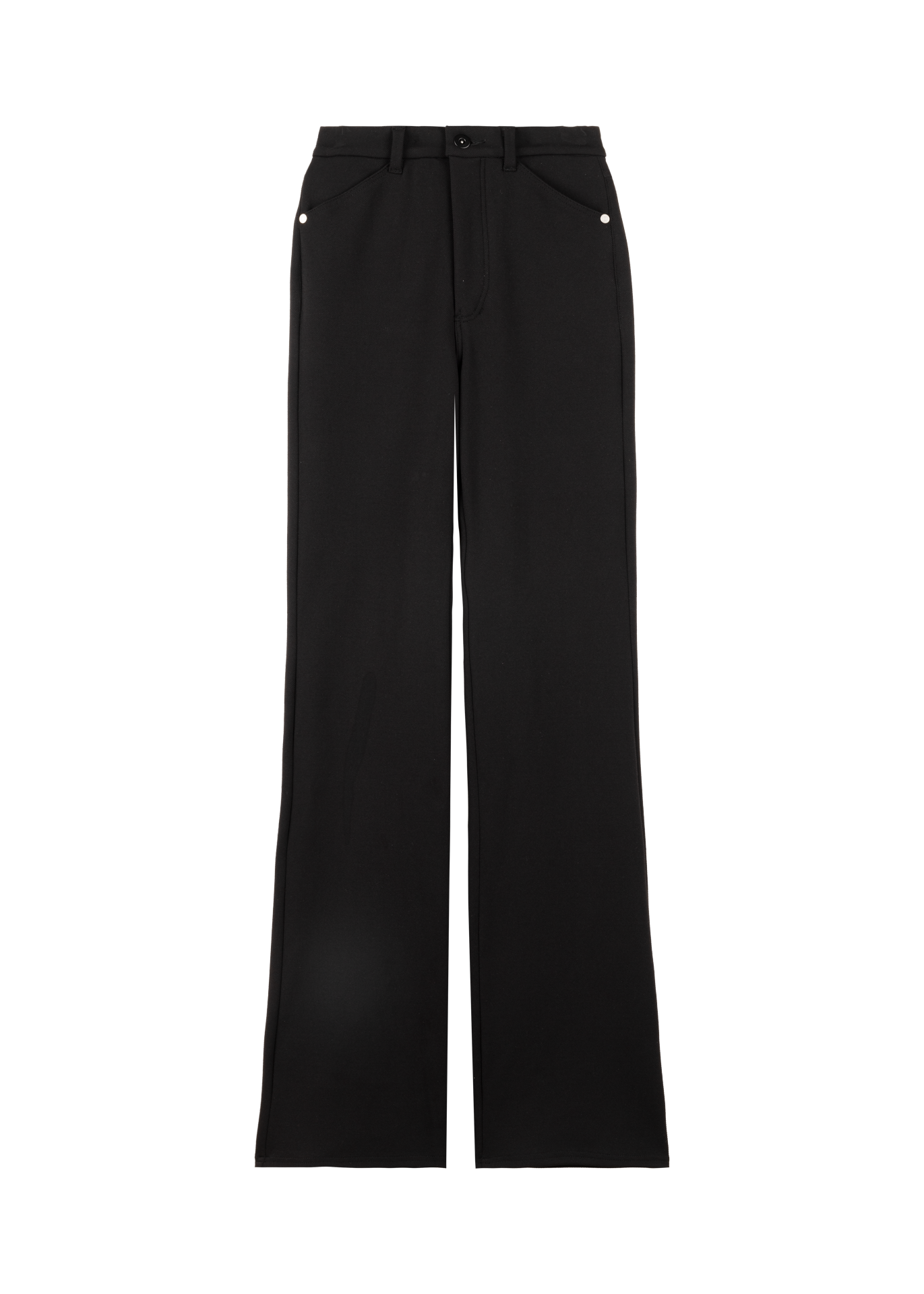 Stretch flared broek