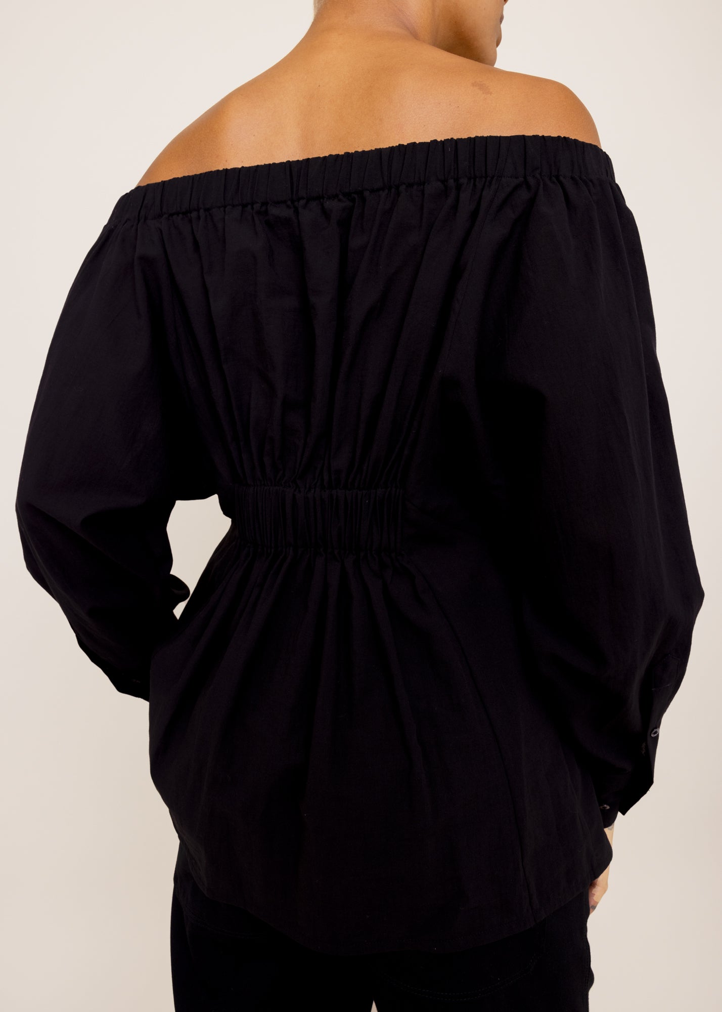 Katoenen off shoulder blouse