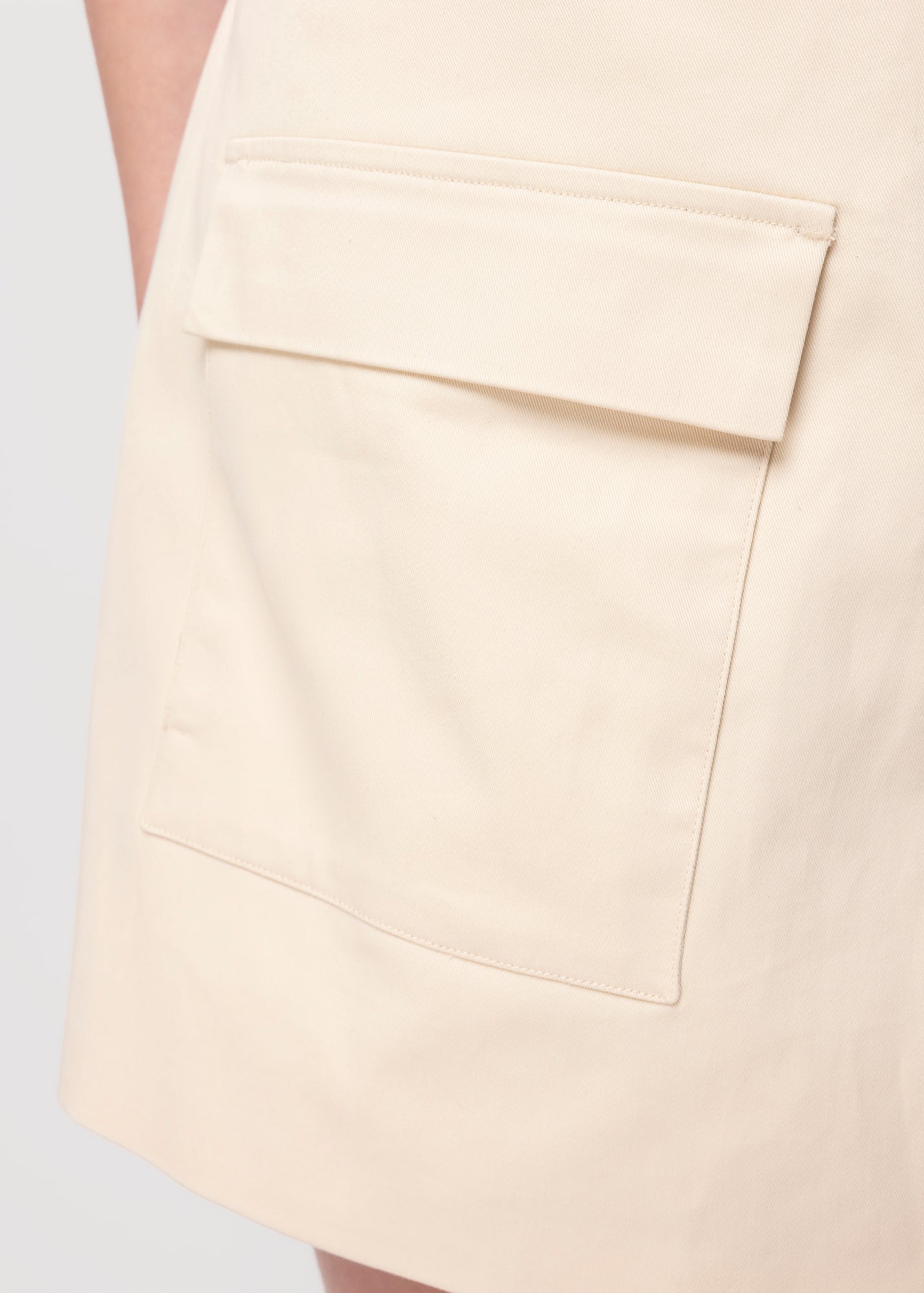 Katoenen twill skort