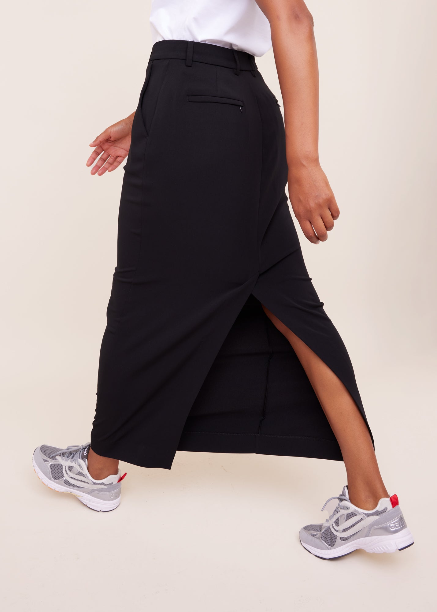 Rok Crepe maxi skirt