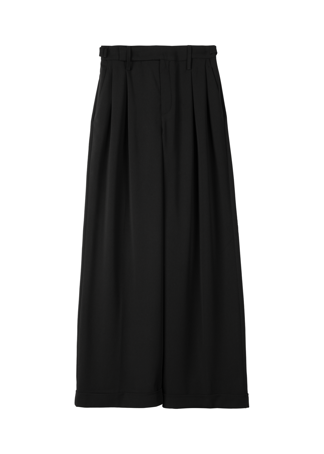 Crêpe broek tailored wide leg